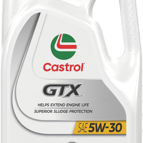 Castrol GTX 5W-30 Synthetic Blend Motor Oil, 5 Quarts