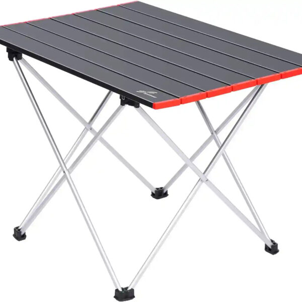 Sportneer Camping Table, Camping Tables That Fold up Lightweight Camp Table Portable Table Foldable Aluminum Folding Camp Table for Camping Picnic Backpacking Beach BBQ Cooking