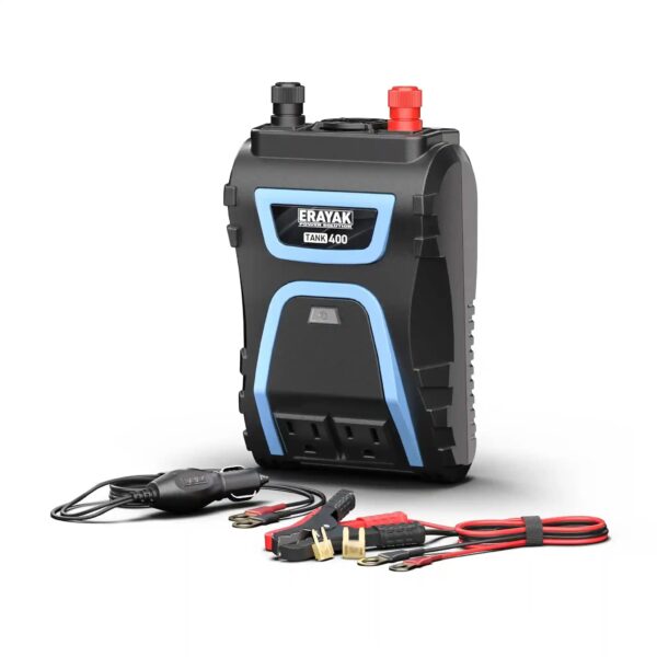 Erayak 400W Car Power Inverter - DC 12V to AC 120V with USB Charger & Cigarette Lighter Adapter
