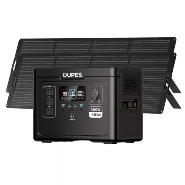 OUPES Exodus 1500 + 2*240W Solar Panel | Solar Generator Kits