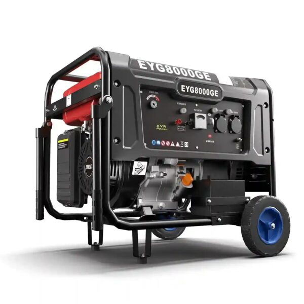 EYG8000GE Gasoline Generator 8000W, Outdoor Generatorl for Home Backup Power