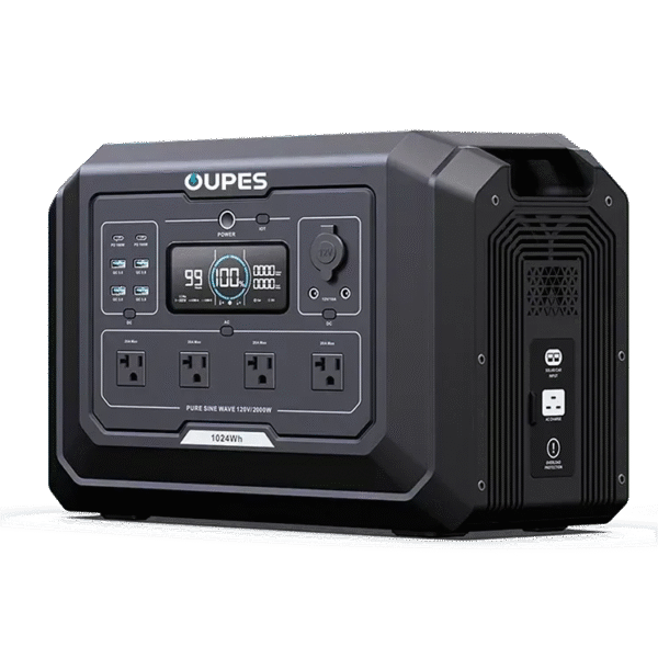 OUPES Mega 1 Home Backup & Portable Power Station | 2000W 1024Wh